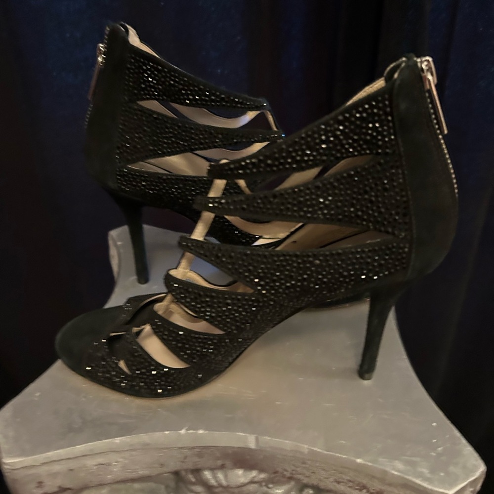 MICHAEL Michael Kors Black Strappy Heels